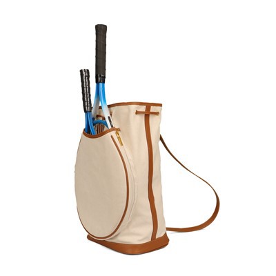 OEM Canvas And Leather Sports Bag For Tennis Paddle Badminton factory