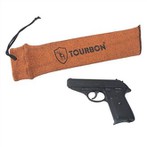 Tourbon пушка пушка съхранение пистолета чувала чорап 52 инчов силиконово масло третира плета плат оранжево