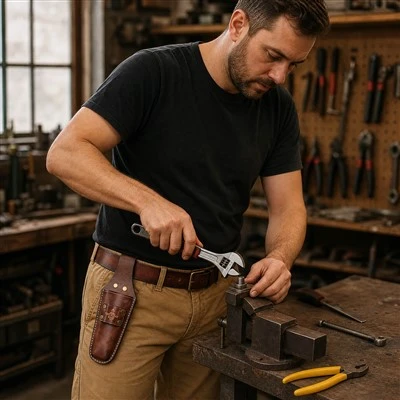 Hand Tool Sheath Wrench Holster Slot Plier Pouch Organizer for Belt (9)